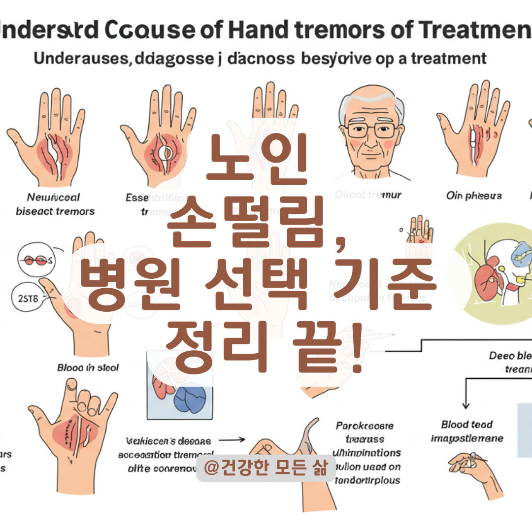 노인 손떨림 증상, 신경외과·한의원 중 어디를 먼저 가야 할지 정리.