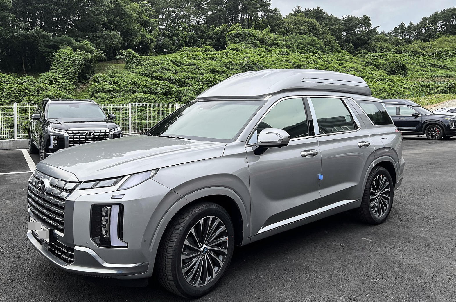 현대차 '팰리세이드' 하아리무진 개조 차량 (출처 : 카투라이프)