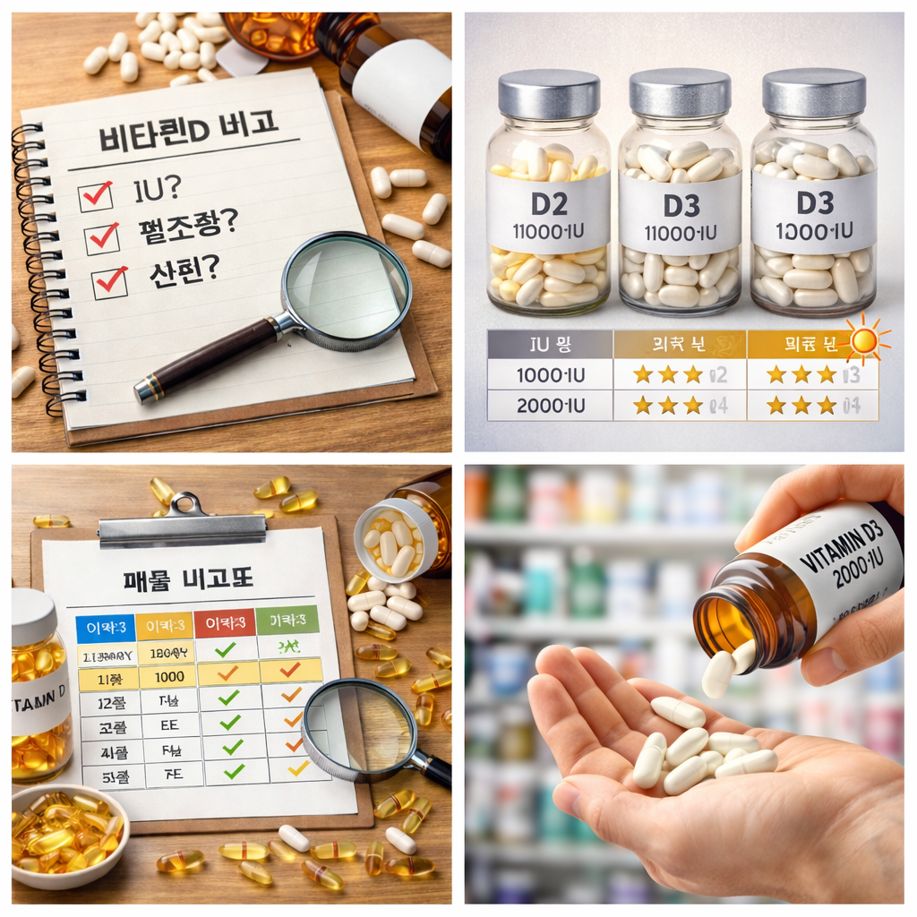 영양제 성분표 보는 법