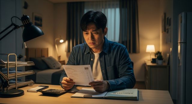 급한 생활자금 때문에 불법사채를 고민하는 현실적인 금융 상황