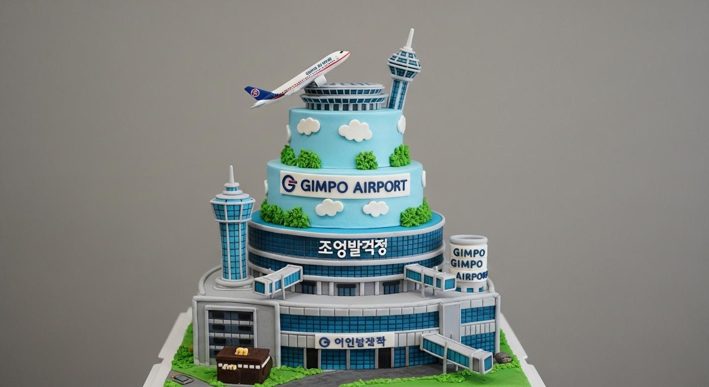 김포공항 케이크