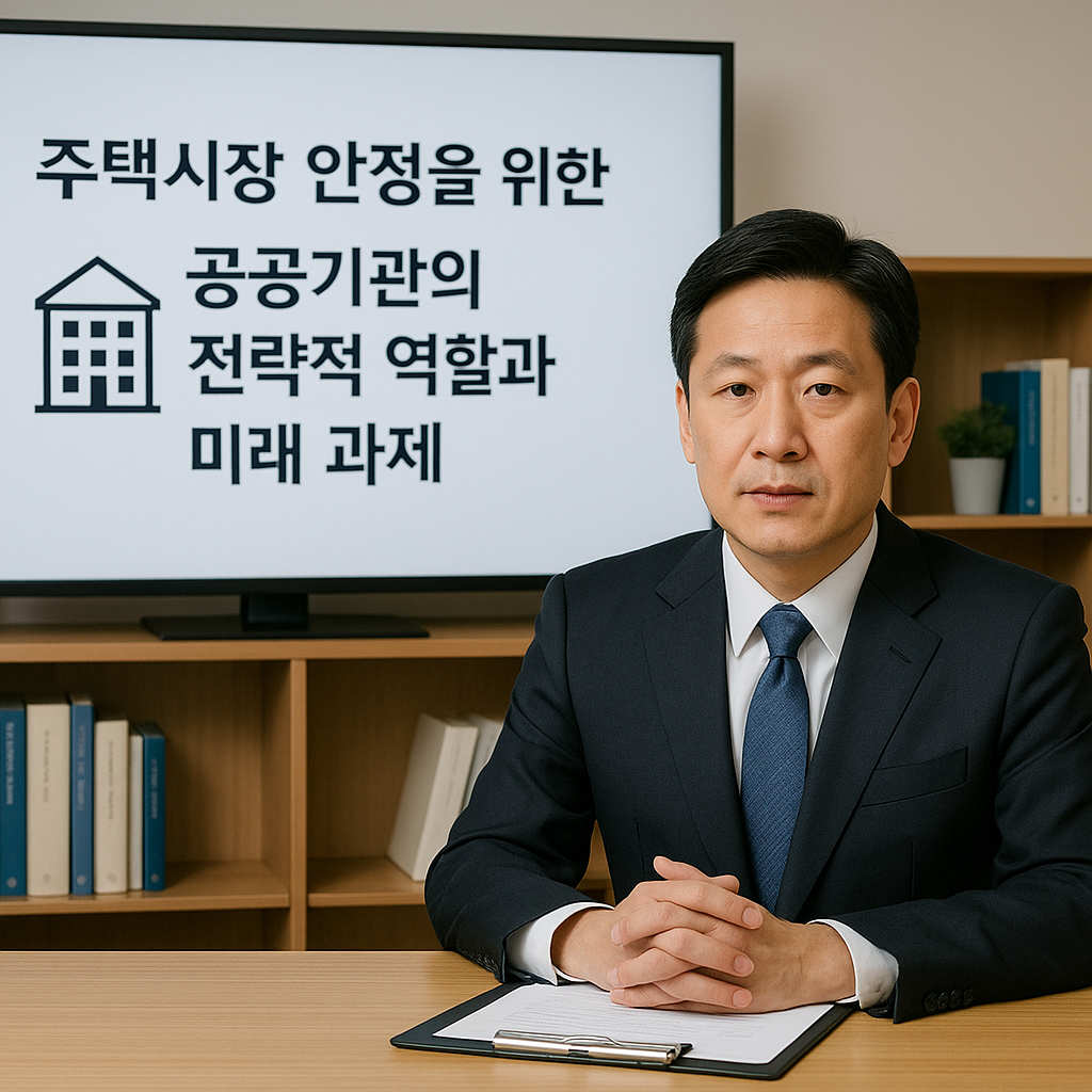 주택시장 안정을 위한 공공기관 전략적 역할