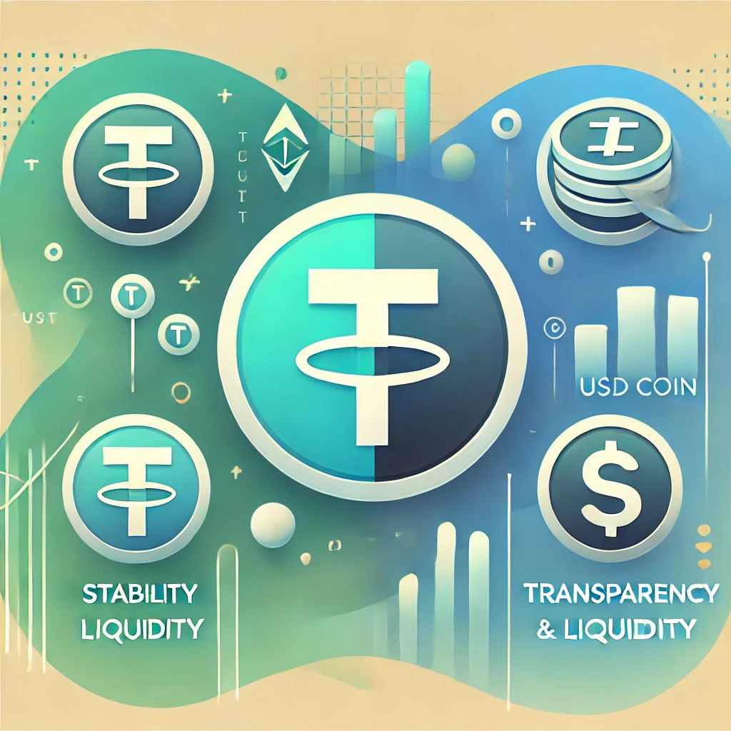 스테이블코인의 주요 사례: 테더와 USD 코인