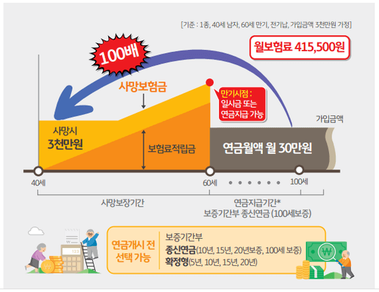 연금지급형양로보험