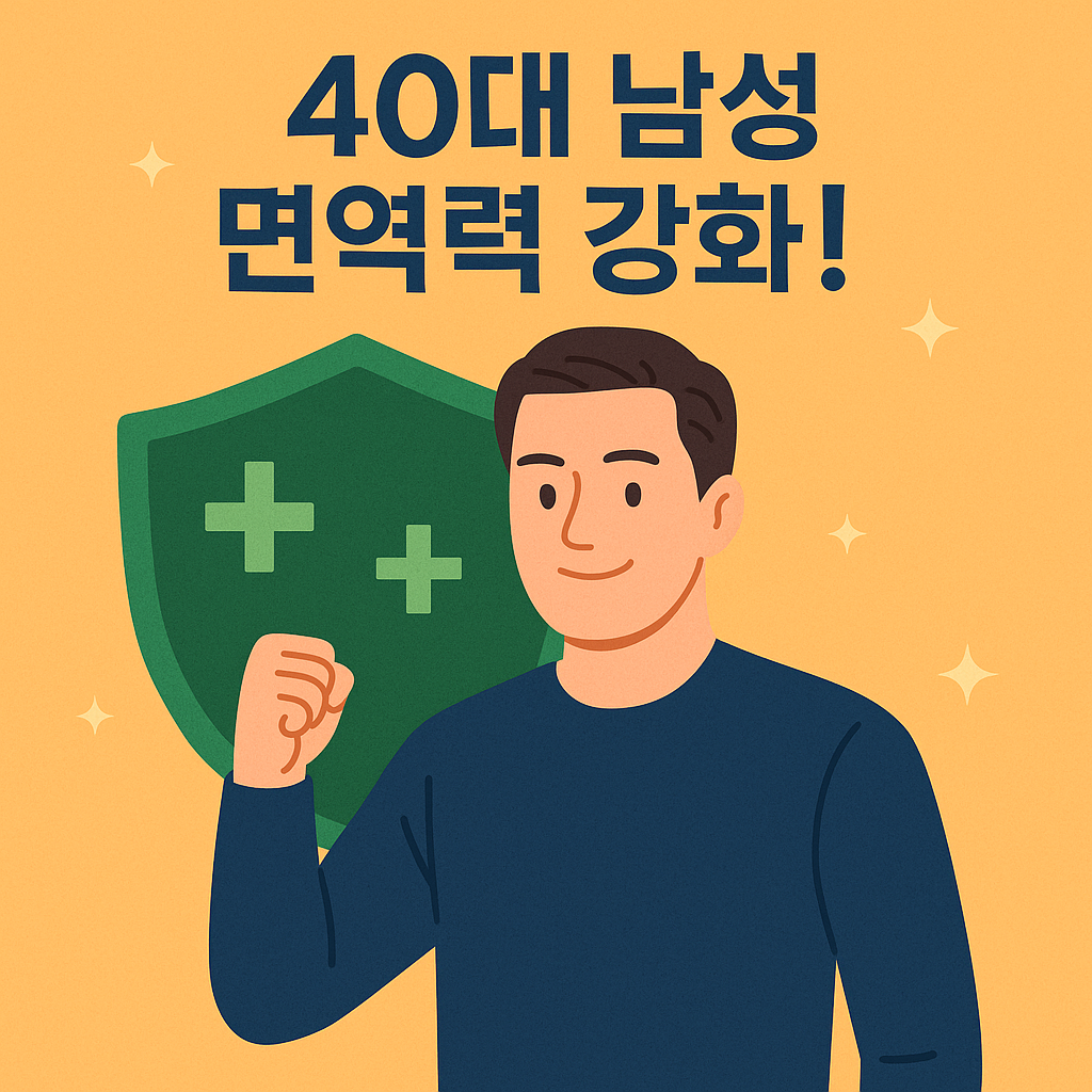 40대 남성 면역력 강화