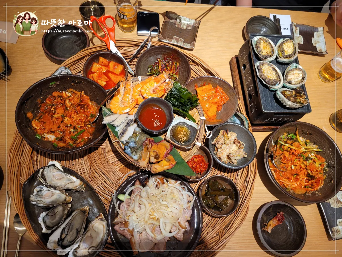 기장끝집-일광점-전복한상-물회-해산물-소쿠리한상