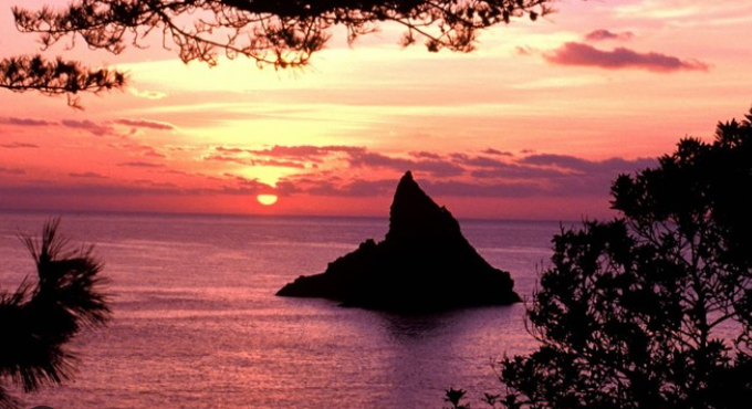 울릉도 여행의 하이라이트, 내수전 일출전망대