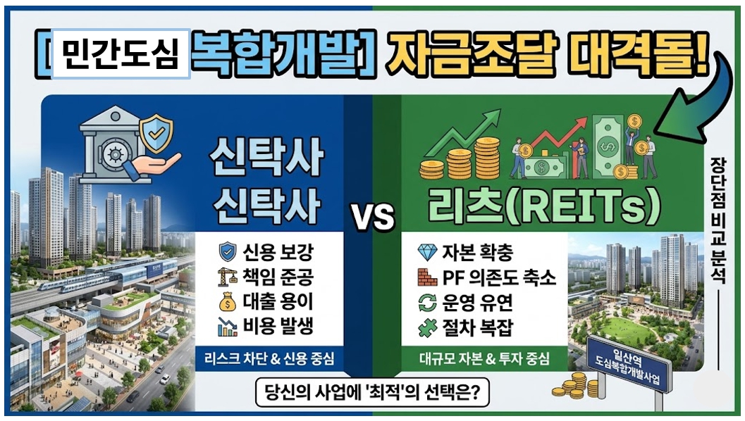 민간도심복합개발 사업방식비교