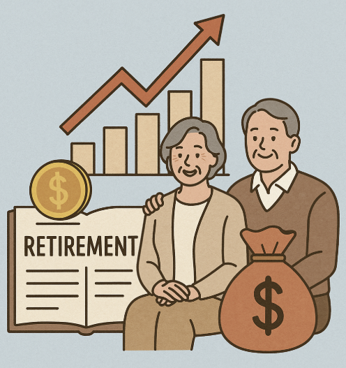 은퇴자 연금형 투자와 관련 있는 이미지