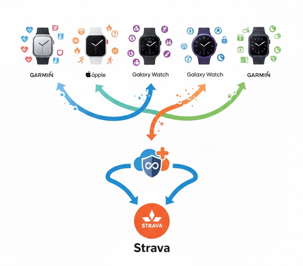 가민 워치, 나이키 런 클럽, 삼성헬스 스트라바 연동법 한 번에 정리
