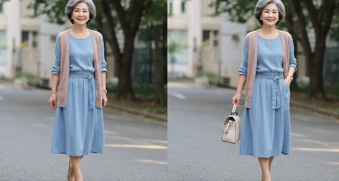 60대 여성 편안한 의류 코디법