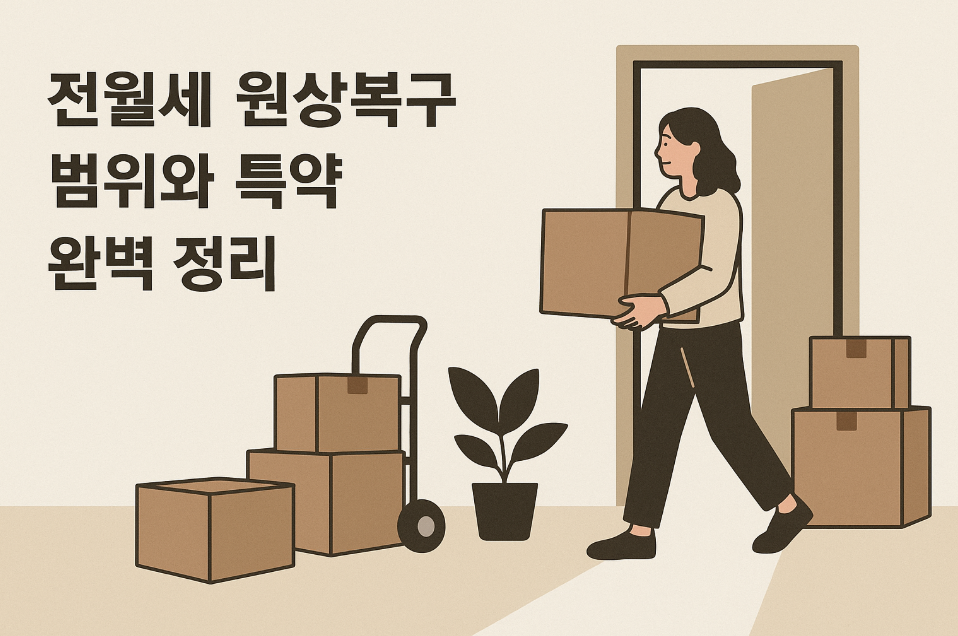 전월세 원상복구 범위와 특약 완벽 정리