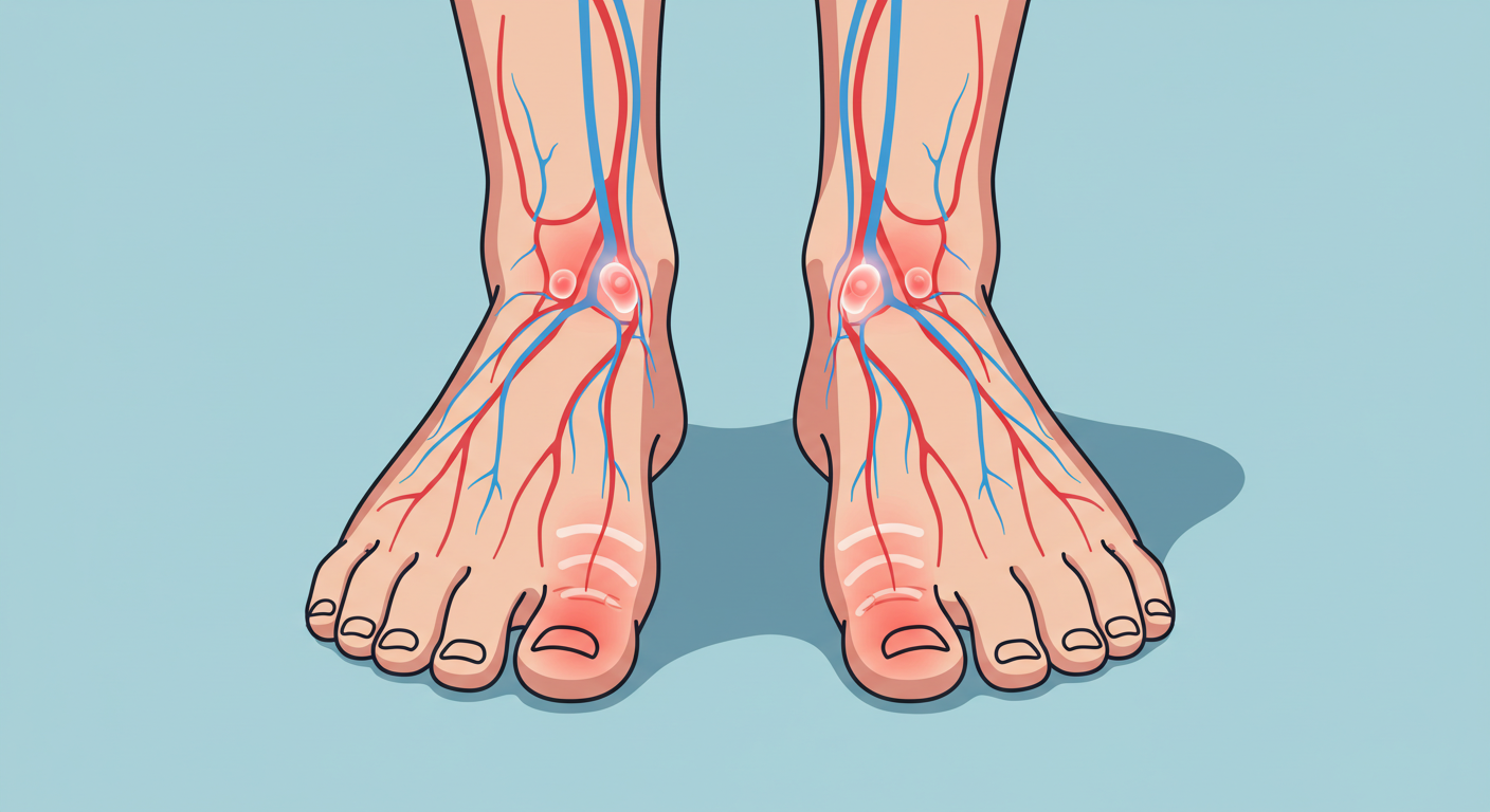 발가락 저림&amp;#44; 발 저림 원인&amp;#44; 혈액순환 장애