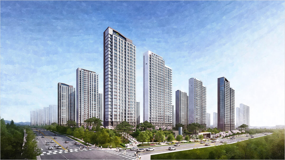 지제역 제일풍경채 조감도