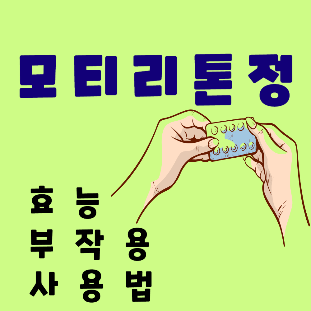모티리톤정 효능과 부작용 및 사용방법