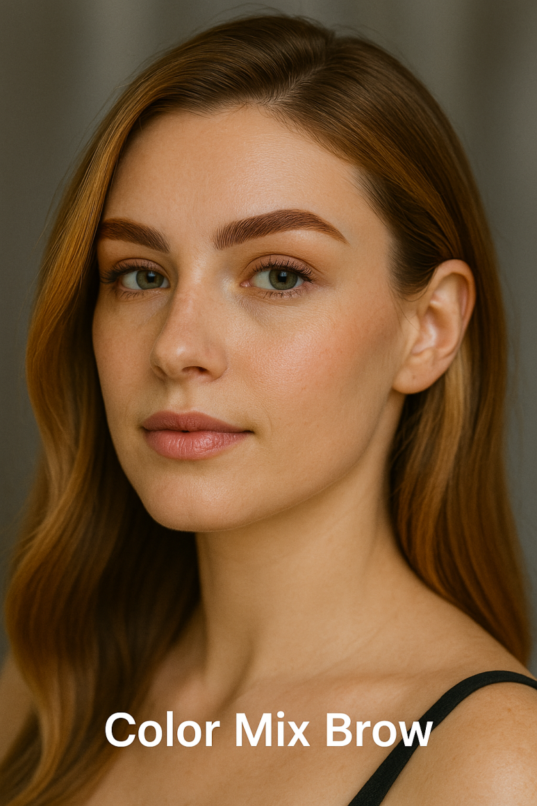 컬러 믹스 브로우