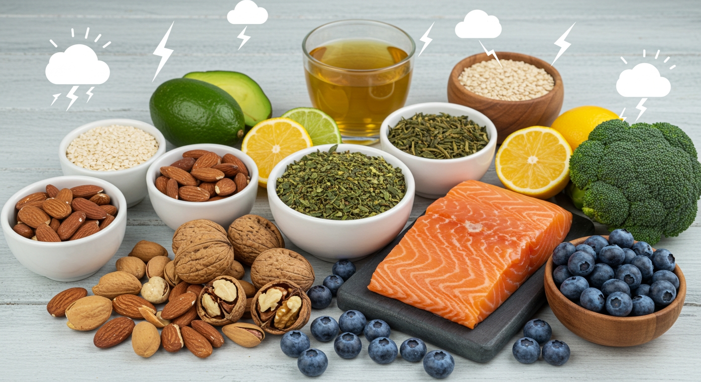 스트레스 완화 음식 TOP 10