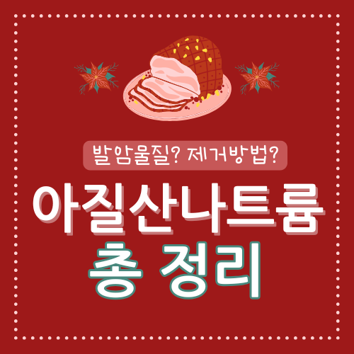 발암물질? 아질산나트륨의 진실 5가지