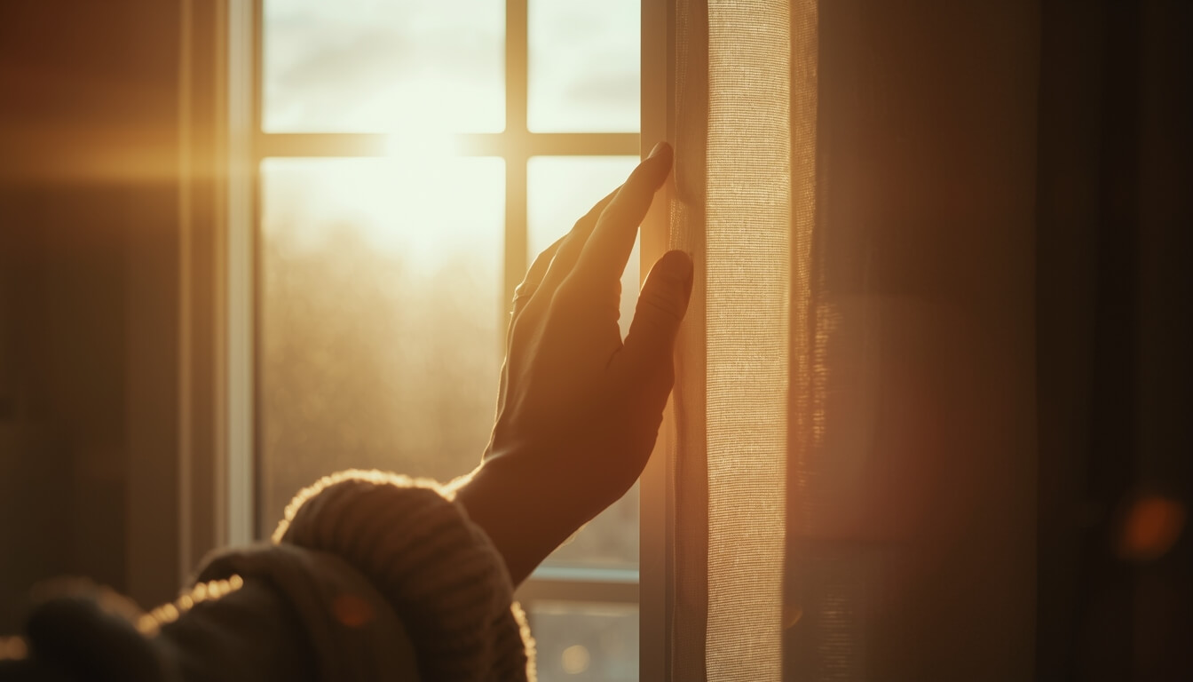 제주도의 습한 날씨를 대비해 환기하는 모습