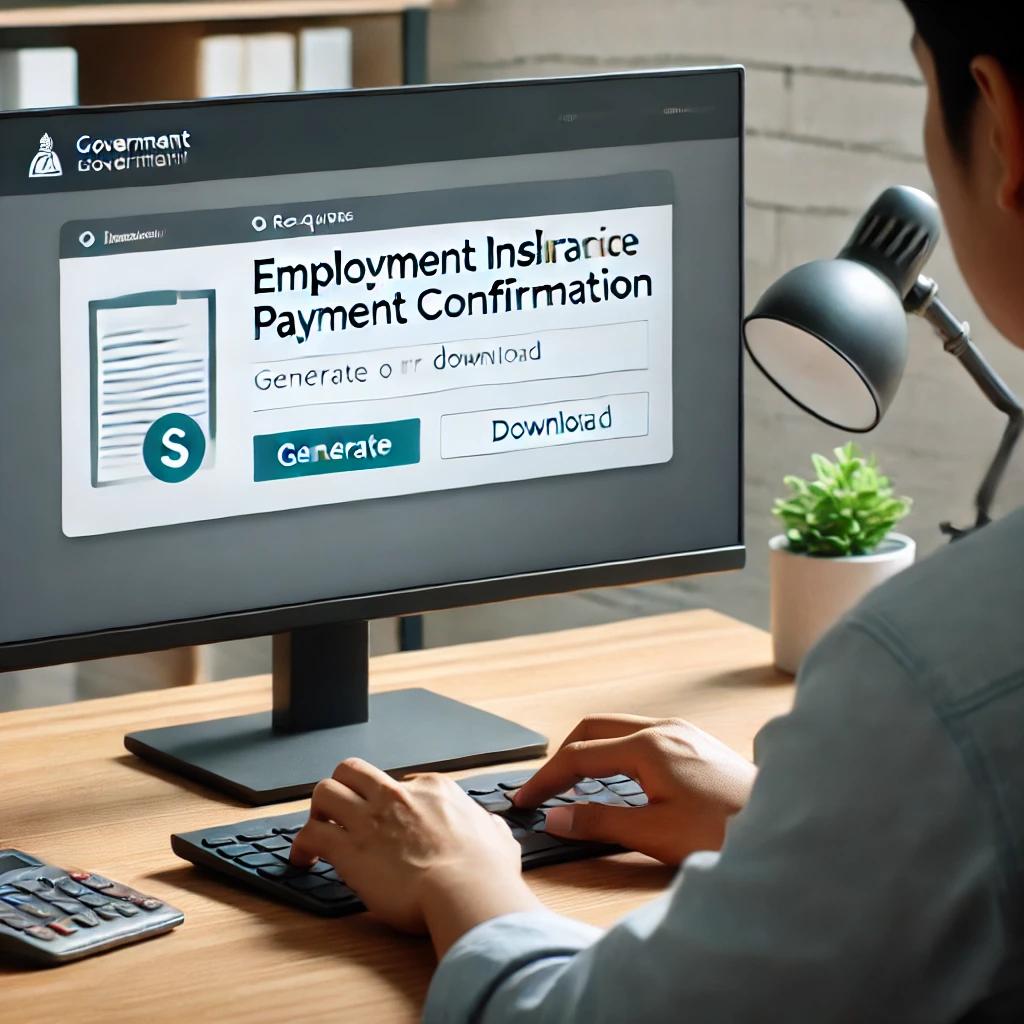 고용보험 납부확인서 발급