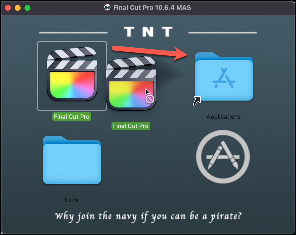 파이널컷 응용프로그램에 넣기