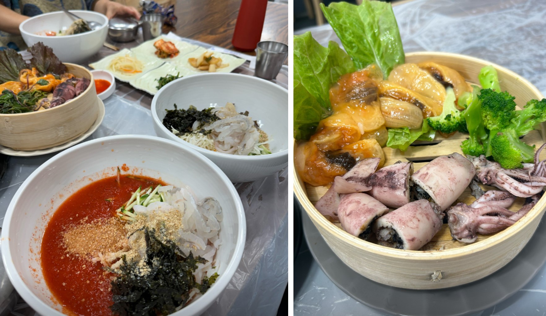 백반기행 울진 맛집 '백가네식당' 음식 사진입니다.