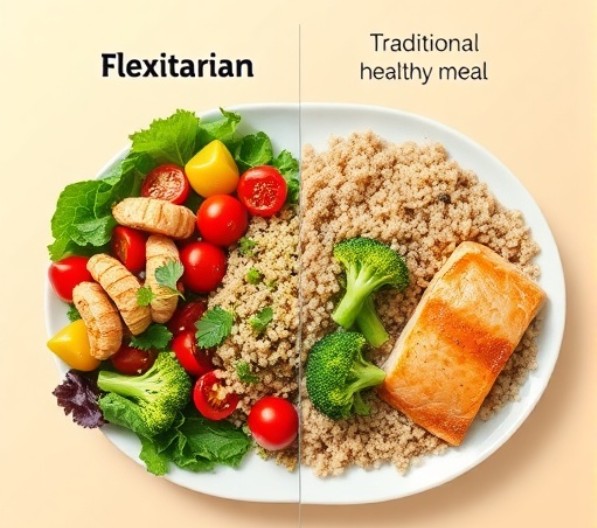 플렉시테리언 vs 일반 건강식