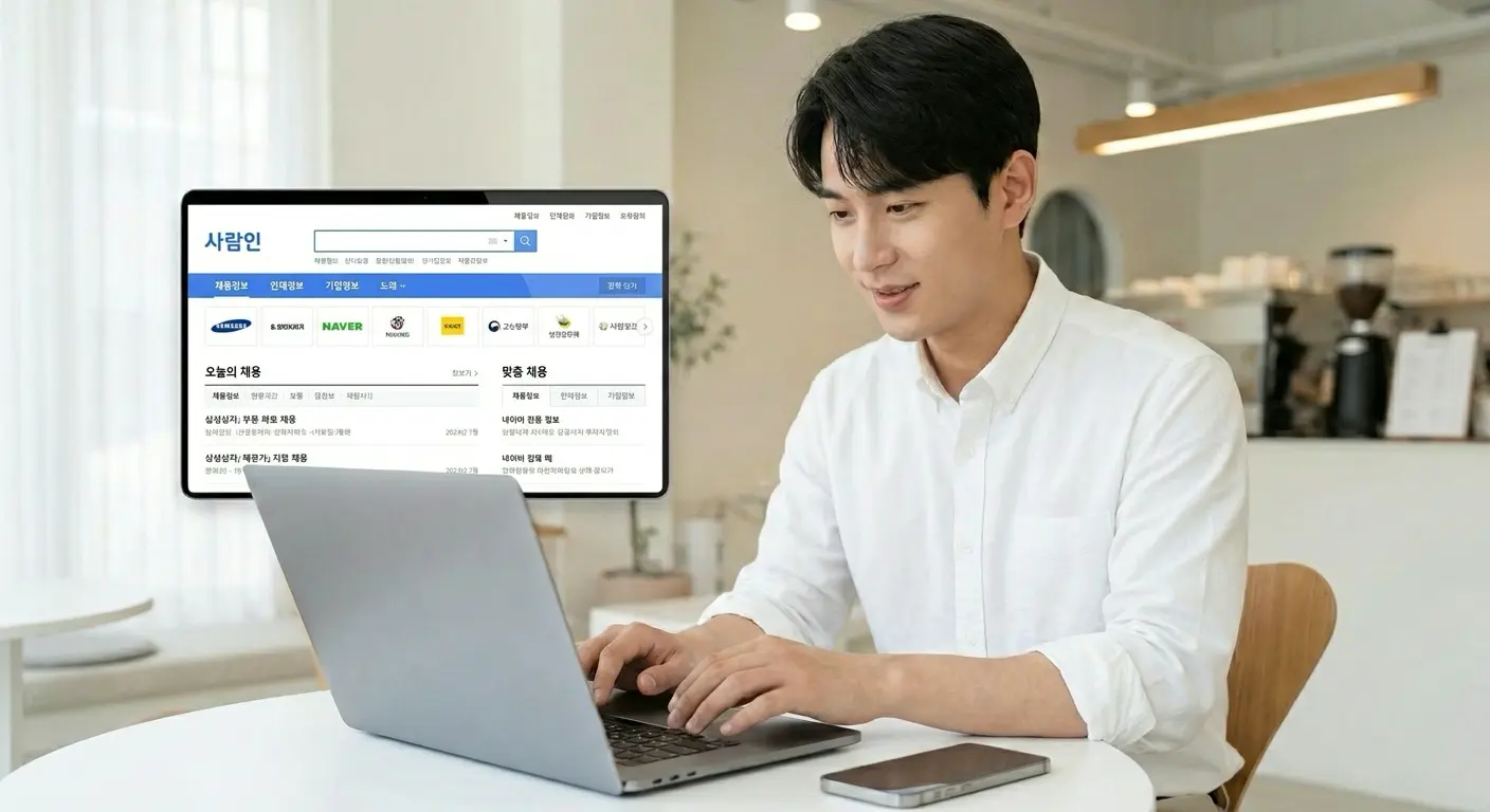 구직 활동 화면