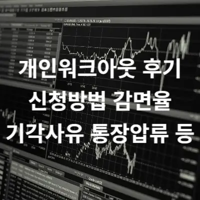개인워크아웃 후기 신청방법 감면율 기각사유 통장압류 등