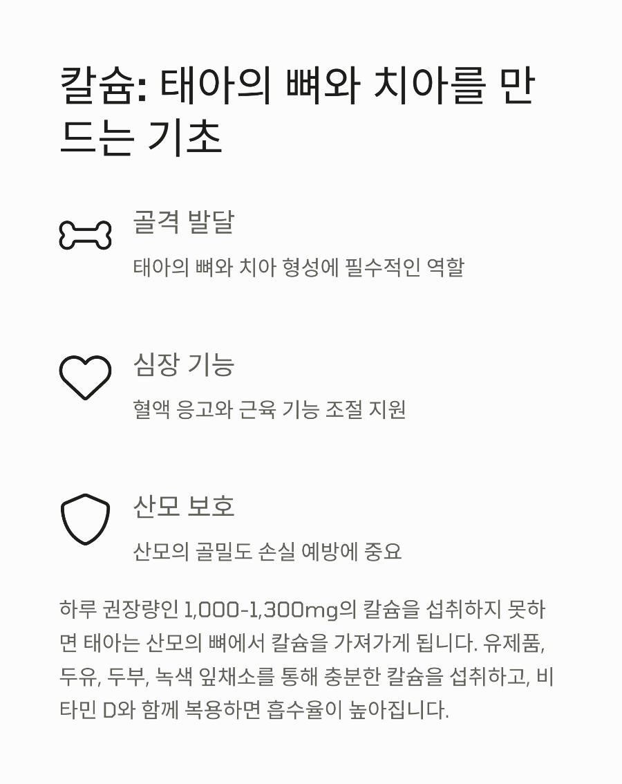 엽산, 철분, DHA 언제부터 임신 초기 영양제 순서 헷갈린다면