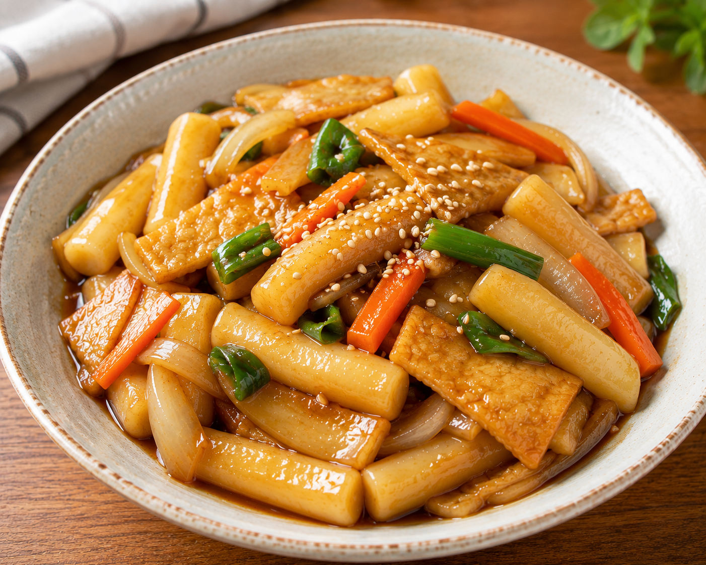 간장 떡볶이