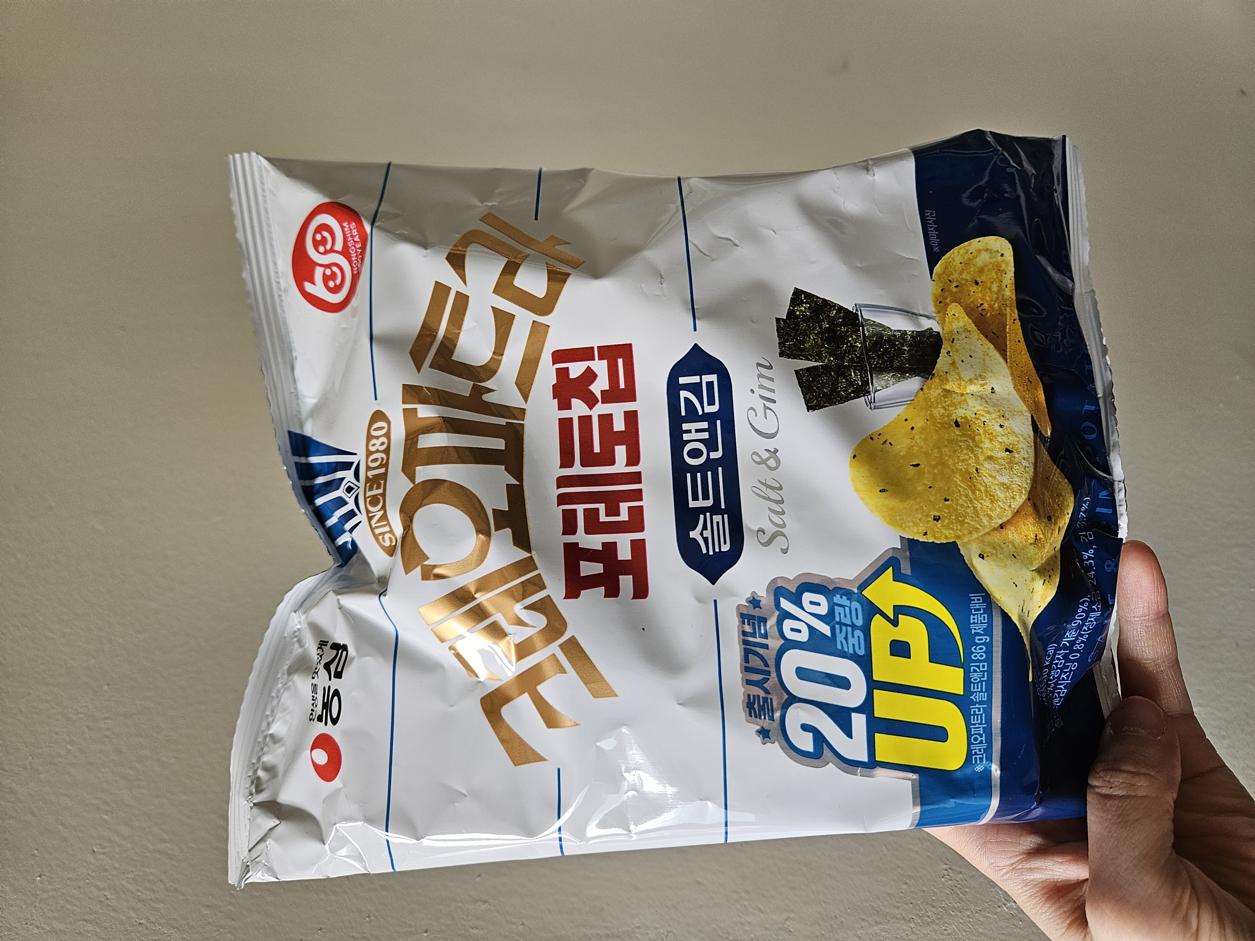 농심포테토칩 크레오파트라포테토칩솔트앤김