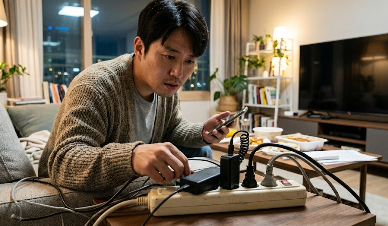 보이지 않는 불청객, 문어발식 멀티탭 사용이 당신의 가정을 위협한다