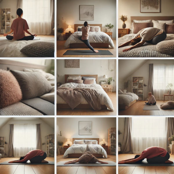 잠들기 전 가벼운 요가