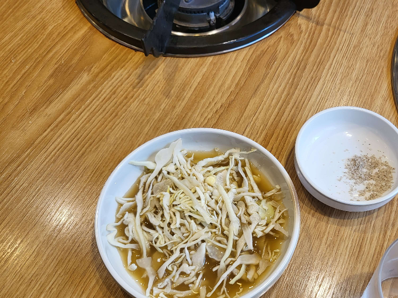 수원 권선구 명가일품화로구이 양배추간장소스