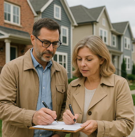 수익 분석하는 창업예비자 부부