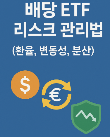 배당 ETF 리스크 관리법 (환율, 변동성, 분산)