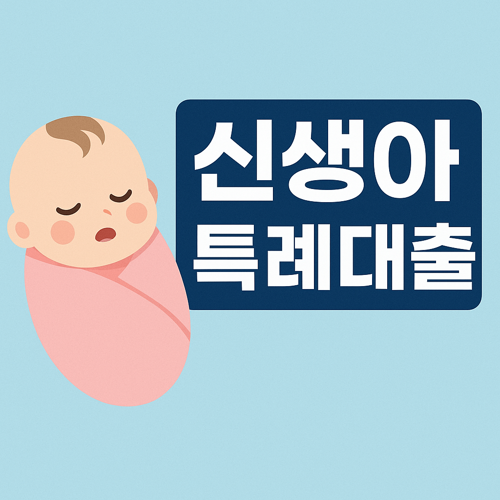 신생아특례대출 조건