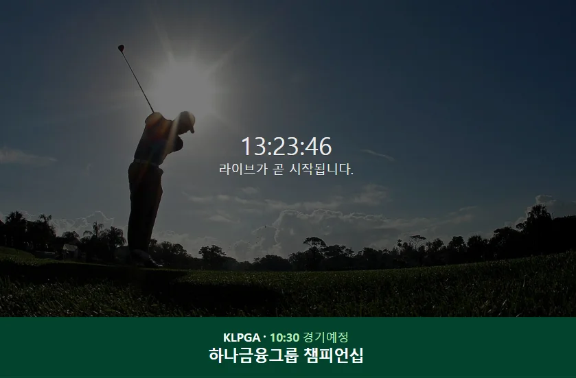 하나금융그룹 챔피언십 우승상금, 현재순위