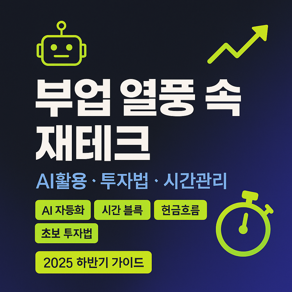 부업 열풍 속 재태크 (AI활용, 투자법, 시간관리) 연관 이미지