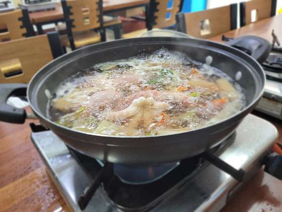 고두심이 좋아서 박속밀국낙지탕 원풍식당