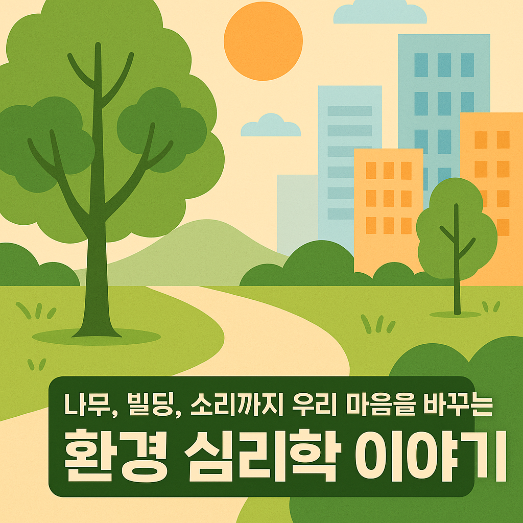 환경 심리학 이야기 - 나무, 빌딩, 소리까지 우리 마음을 바꾸는 환경
