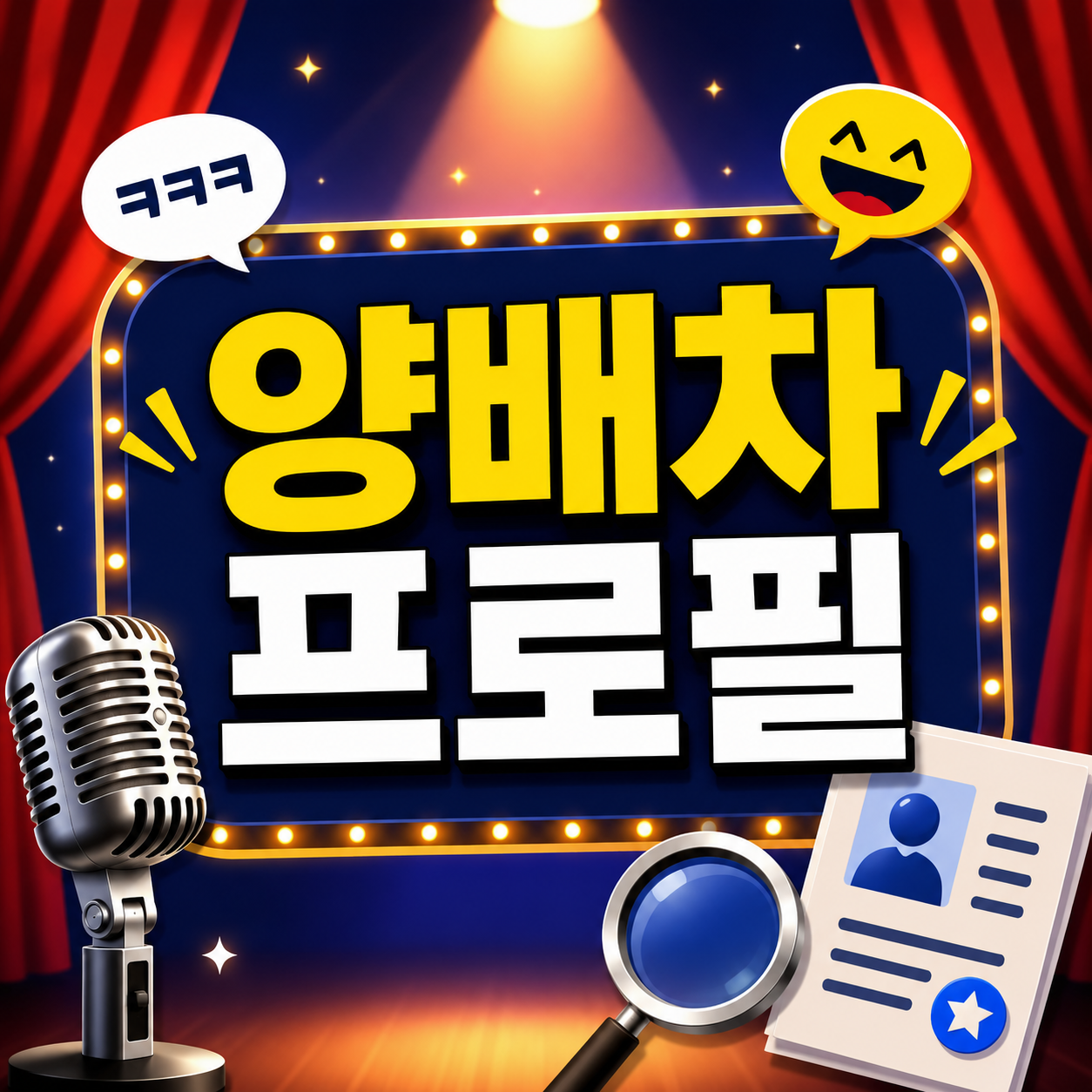 개그맨 양배차 프로필