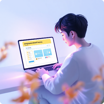 2026 실업급여 수급자격 신청자 온라인 교육 이미지