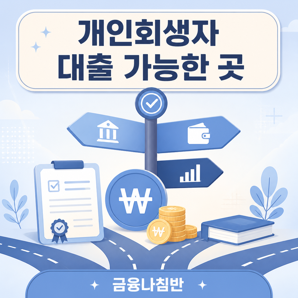 개인회생자 대출 가능한 곳