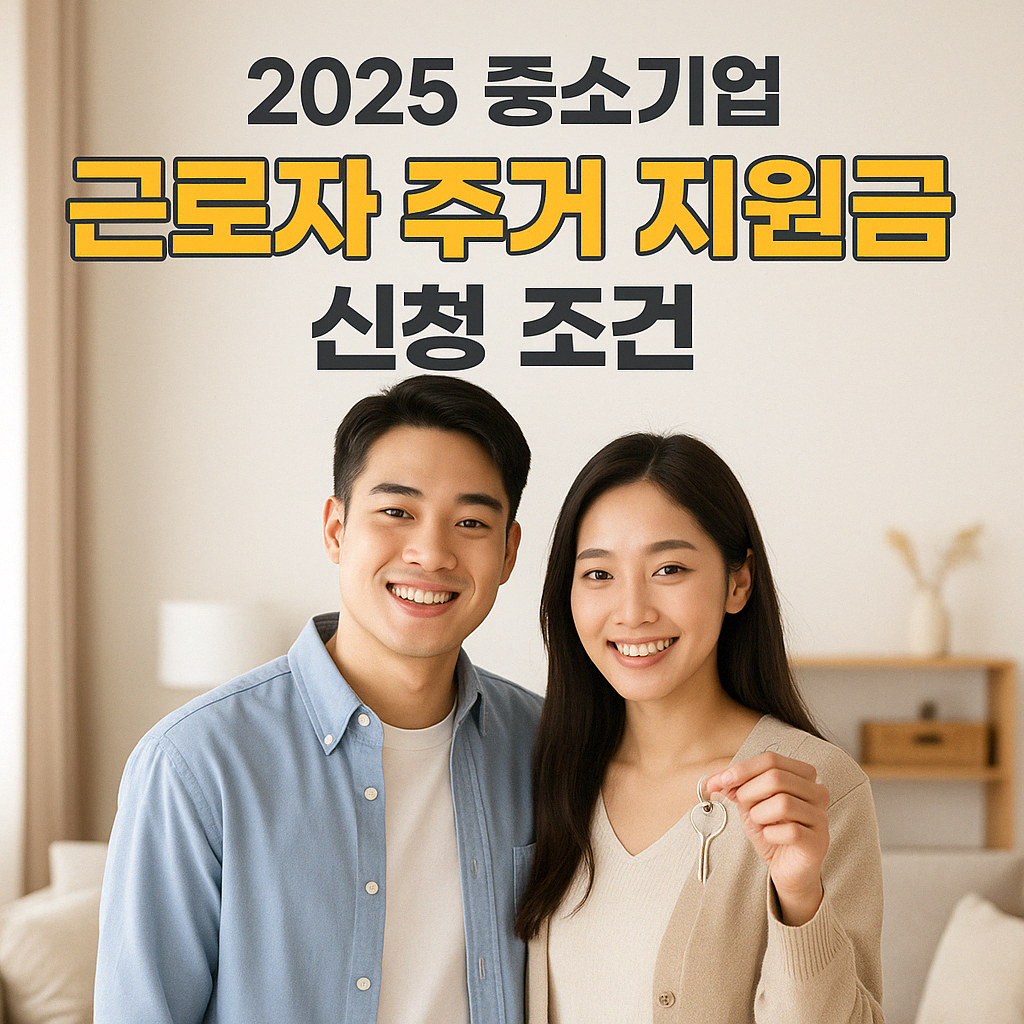 2025 중소기업 근로자 주거 지원금 신청