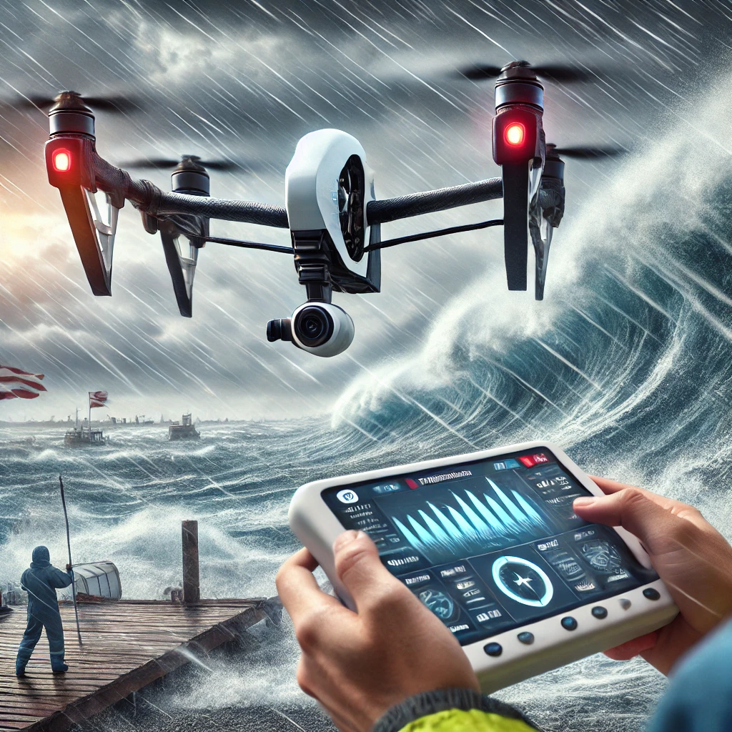 강풍 속에서 드론을 안전하게 비행하는 방법