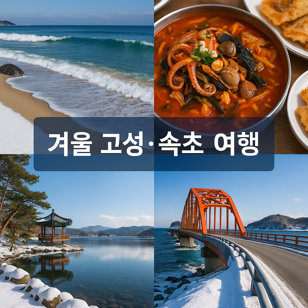 겨울 고성&middot;속초 여행 (바다, 맛집, 풍경)