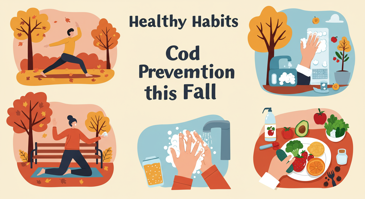 가을감기 예방하는 건강 습관