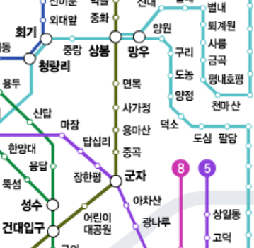 서울 지하철 노선도 크게보기